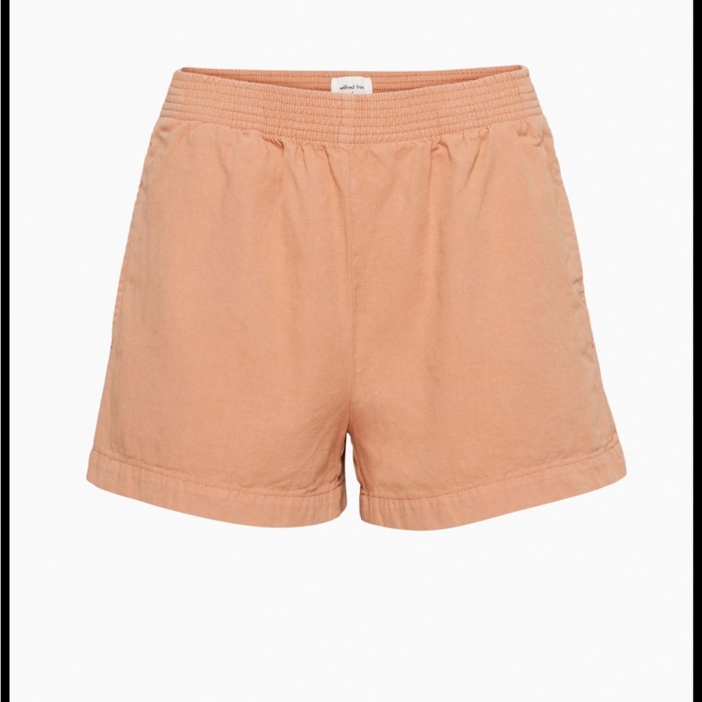 Aritzia Orange Shorts Relaxed Fit Nova 3"